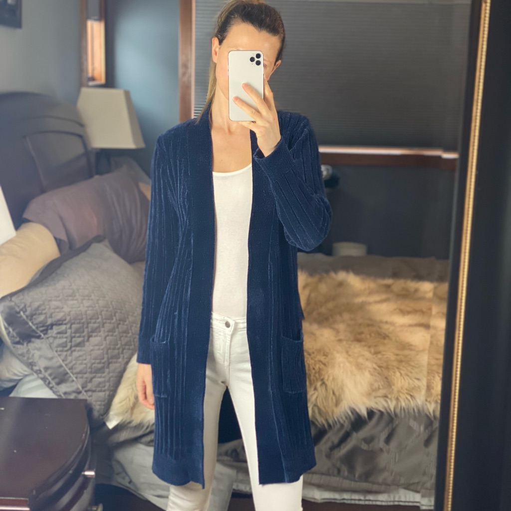 Willow & Clay Long Sleeve Open Cardigan, Small, New With Tags
